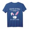 Lustiges Osterhase Kostüm mit Gesichtsmaske & Osternest T-Shirt – Perfekt für Osterfeiern, Eiersuche & als Osterdeko für Damen und Herren