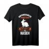 Herren Unterschätze niemals einen alten Mann mit Hasen T-Shirt – Lustiges Tiermotiv für Hasenbesitzer und Tierliebhaber