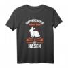 Herren Unterschätze niemals einen alten Mann mit Hasen T-Shirt – Lustiges Tiermotiv für Hasenbesitzer und Tierliebhaber