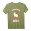 Herren Unterschätze niemals einen alten Mann mit Hasen T-Shirt – Lustiges Tiermotiv für Hasenbesitzer und Tierliebhaber
