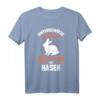 Herren Unterschätze niemals einen alten Mann mit Hasen T-Shirt – Lustiges Tiermotiv für Hasenbesitzer und Tierliebhaber