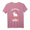 Herren Unterschätze niemals einen alten Mann mit Hasen T-Shirt – Lustiges Tiermotiv für Hasenbesitzer und Tierliebhaber