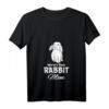 Damen Rabbit Mom Hase Mama Mutter Kaninchen Mutti T-Shirt mit V-Ausschnitt – Niedliches Tiermotiv für Tierliebhaberinnen