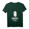 Damen Rabbit Mom Hase Mama Mutter Kaninchen Mutti T-Shirt mit V-Ausschnitt – Niedliches Tiermotiv für Tierliebhaberinnen