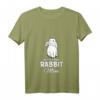 Damen Rabbit Mom Hase Mama Mutter Kaninchen Mutti T-Shirt mit V-Ausschnitt – Niedliches Tiermotiv für Tierliebhaberinnen