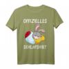 Offizielles Schlafshirt mit Hasenmotiv - Lustiges Pyjama Party T-Shirt für Männer, Frauen & Kinder, perfektes Geschenk für Langschläfer & Morgenmuffel