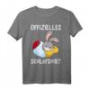 Offizielles Schlafshirt mit Hasenmotiv - Lustiges Pyjama Party T-Shirt für Männer, Frauen & Kinder, perfektes Geschenk für Langschläfer & Morgenmuffel