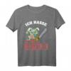 Ich hasse Menschen Hase mit Kettensäge T-Shirt – Lustiges Tiermotiv für Hasenliebhaber, perfekt als Geschenk für Geburtstag & Weihnachten