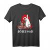 Böses Hasi Fun T-Shirt – Cooles, ausgefallenes Geschenk zum Geburtstag für Damen und Herren mit Hasen-Motiv