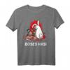 Böses Hasi Fun T-Shirt – Cooles, ausgefallenes Geschenk zum Geburtstag für Damen und Herren mit Hasen-Motiv