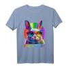 Hasengesicht Papa Hase cooler Osterhase mit Brille Vater T-Shirt – Originelles Osterfest Geschenk für Papa & Hasenliebhaber