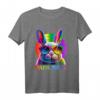 Hasengesicht Papa Hase cooler Osterhase mit Brille Vater T-Shirt – Originelles Osterfest Geschenk für Papa & Hasenliebhaber