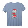Kaninchen Mit Mütze Hoppy Christmas Weihnachten Hasen T-Shirt – Lustiges Bunny Design als Weihnachtsgeschenk für Kaninchenfans, Kinder & Tierliebhaber