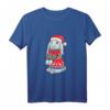 Kaninchen Mit Mütze Hoppy Christmas Weihnachten Hasen T-Shirt – Lustiges Bunny Design als Weihnachtsgeschenk für Kaninchenfans, Kinder & Tierliebhaber