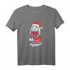 Kaninchen Mit Mütze Hoppy Christmas Weihnachten Hasen T-Shirt – Lustiges Bunny Design als Weihnachtsgeschenk für Kaninchenfans, Kinder & Tierliebhaber