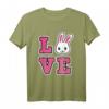 Love Bunny Oster T-Shirt für Damen & Herren - Süßes Hasen-Design für Osterfest und Osterpartys