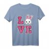 Love Bunny Oster T-Shirt für Damen & Herren - Süßes Hasen-Design für Osterfest und Osterpartys