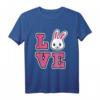 Love Bunny Oster T-Shirt für Damen & Herren - Süßes Hasen-Design für Osterfest und Osterpartys