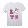 Love Bunny Oster T-Shirt für Damen & Herren - Süßes Hasen-Design für Osterfest und Osterpartys