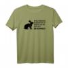 HapFrog T-Shirt mit Spruch: 'An alle die wissen, wie der Hase läuft: Er hoppelt.' - Witziges Statement für Ironie- und Sarkasmusliebhaber