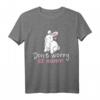 Hase Kaninchen T-Shirt - Don't Worry Be Hoppy! Lustiges Tiermotiv, klassisch geschnitten