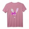 Hase Oster Shirt Mädchen - Osterhäsin Kinder T-Shirt als festliches Ostergeschenk für Töchter und Mädchen