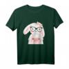 Hase Nerd Brille Hipster Karnickel Kaninchen T-Shirt – Lustiges Tiermotiv für Kinder, Geburtstags- & Ostergeschenk mit Wasserfarben-Design
