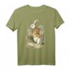 Weißer Hase Party Kostüm Alice im Wunderland Hase Kaninchen T-Shirt – Lustiges Gruppenkostüm für Karneval, Halloween & Geburtstagsfeiern