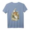 Weißer Hase Party Kostüm Alice im Wunderland Hase Kaninchen T-Shirt – Lustiges Gruppenkostüm für Karneval, Halloween & Geburtstagsfeiern