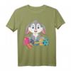 Osterhase T-Shirt für Familie und Freunde – Bunte Eier & niedliches Hasen-Design für Osterfest und Eiersuche