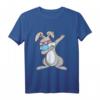 Dab Hase T-Shirt mit Sonnenbrille und Mundschutz – Lustiges Oster-Geschenk für Kinder und Erwachsene, perfekt für Karneval, Weihnachten und Geburtstagsfeiern