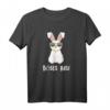 HapFrog Hase T-Shirt mit Retro-Brille und Goldkette – Lustiges Geschenk für Kinder, Frauen und Männer