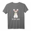 HapFrog Hase T-Shirt mit Retro-Brille und Goldkette – Lustiges Geschenk für Kinder, Frauen und Männer