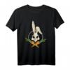 Lustiges Hasen Totenkopf T-Shirt für Veganer & Vegetarier – Originelles Oster- und Geschenkidee mit Karotten Design