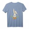 Lustiges Hasen Totenkopf T-Shirt für Veganer & Vegetarier – Originelles Oster- und Geschenkidee mit Karotten Design
