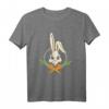Lustiges Hasen Totenkopf T-Shirt für Veganer & Vegetarier – Originelles Oster- und Geschenkidee mit Karotten Design