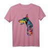 Doberman T-Shirt Profil Kopf Hund - Haustier True Friend Geschenk für Hunde- und Dobermann-Liebhaber