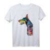 Doberman T-Shirt Profil Kopf Hund - Haustier True Friend Geschenk für Hunde- und Dobermann-Liebhaber