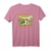 Mein Haustier ist Velociraptor mit einem flauschigen Hintern Black Head Caique T-Shirt - Lustiges Vintage Tierdesign für Papageienliebhaber und Tierfreunde