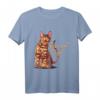 Bengal Cat Dad I Papa Vater T-Shirt - Stolzes Geschenk für Bengal Katzenliebhaber & Tierfreunde