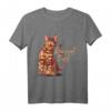 Bengal Cat Dad I Papa Vater T-Shirt - Stolzes Geschenk für Bengal Katzenliebhaber & Tierfreunde