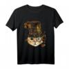 Steampunk Katzenhemd für Katzenliebhaber & Tierfreunde - Mittelalterliches Kätzchen Design, perfekt für Katzenmamas & -papas