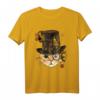 Steampunk Katzenhemd für Katzenliebhaber & Tierfreunde - Mittelalterliches Kätzchen Design, perfekt für Katzenmamas & -papas