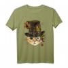 Steampunk Katzenhemd für Katzenliebhaber & Tierfreunde - Mittelalterliches Kätzchen Design, perfekt für Katzenmamas & -papas