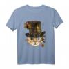 Steampunk Katzenhemd für Katzenliebhaber & Tierfreunde - Mittelalterliches Kätzchen Design, perfekt für Katzenmamas & -papas