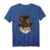 Steampunk Katzenhemd für Katzenliebhaber & Tierfreunde - Mittelalterliches Kätzchen Design, perfekt für Katzenmamas & -papas