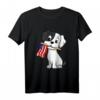 Dog Flag America Amerikanisches Hundeliebhaber T-Shirt – Patriotisches Geschenk für Hundeliebhaber, Hundesitter & Tiertrainer zu Geburtstag & Weihnachten