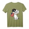 Dog Flag America Amerikanisches Hundeliebhaber T-Shirt – Patriotisches Geschenk für Hundeliebhaber, Hundesitter & Tiertrainer zu Geburtstag & Weihnachten