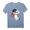 Dog Flag America Amerikanisches Hundeliebhaber T-Shirt – Patriotisches Geschenk für Hundeliebhaber, Hundesitter & Tiertrainer zu Geburtstag & Weihnachten