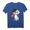 Dog Flag America Amerikanisches Hundeliebhaber T-Shirt – Patriotisches Geschenk für Hundeliebhaber, Hundesitter & Tiertrainer zu Geburtstag & Weihnachten